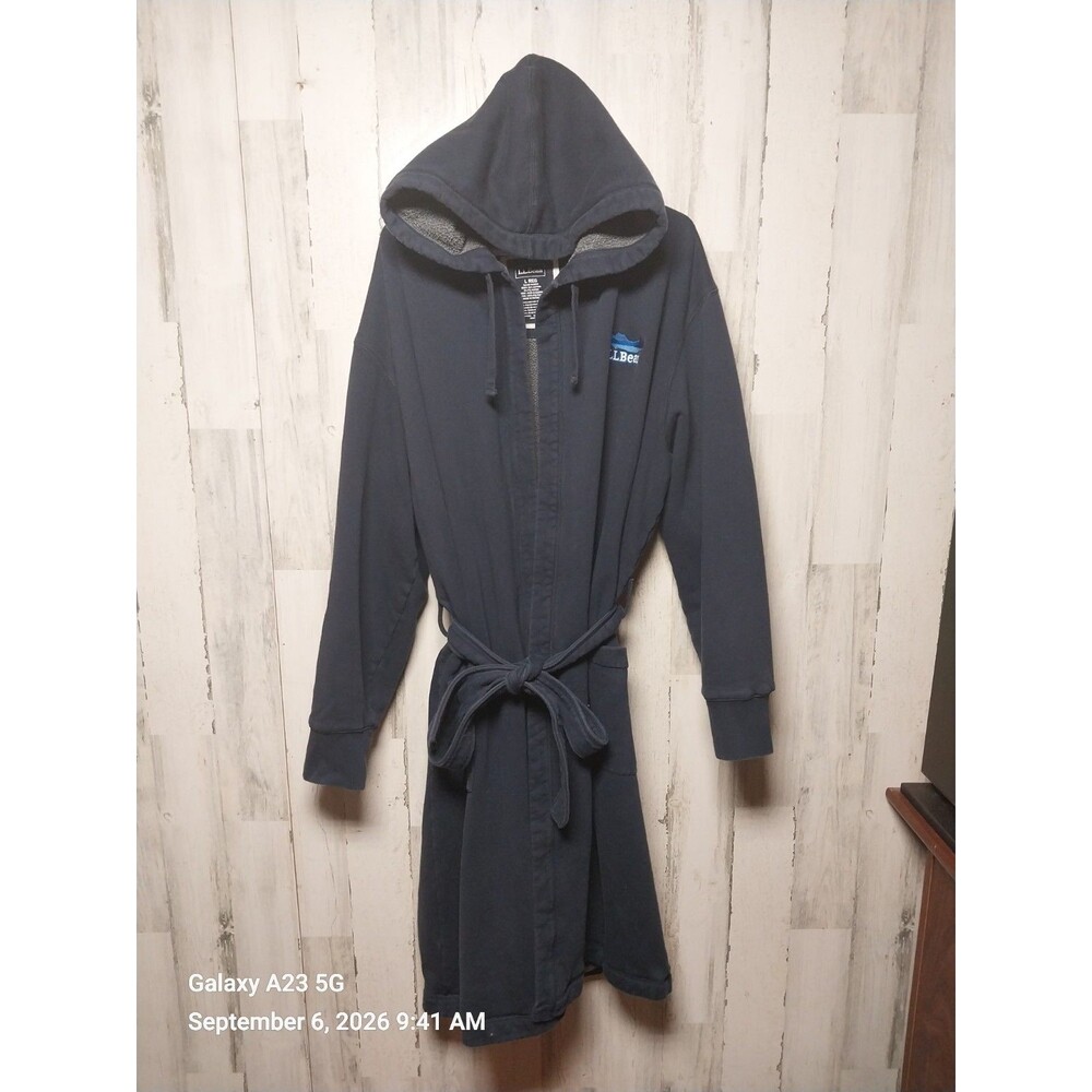 L.L. Bean Men's Large Hooded Sweatshirt Robe